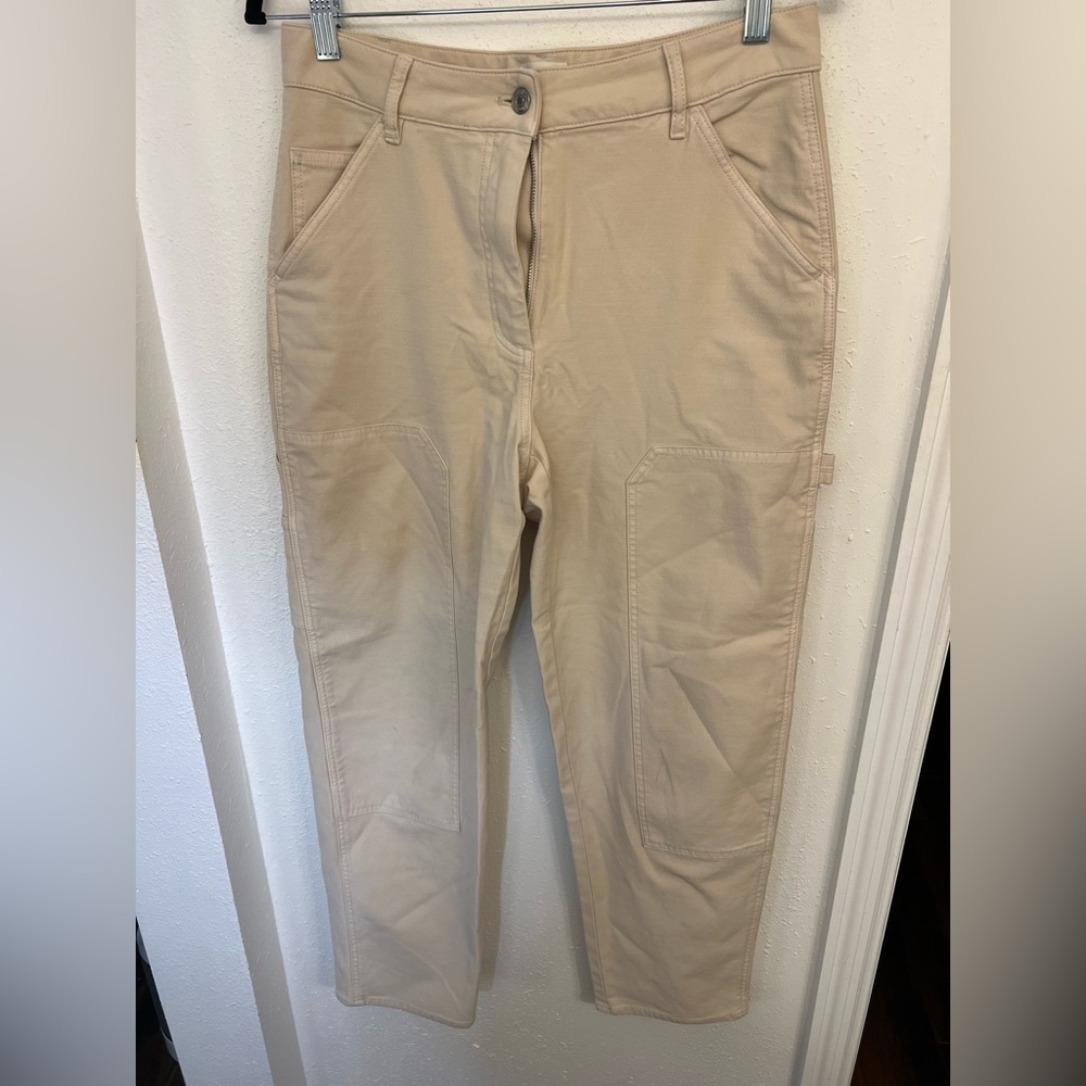 Aritzia Wilfred Free Utility cargo size 8 in cream